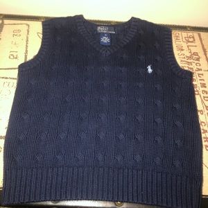 Cable-Knit Cotton Sweater Vest